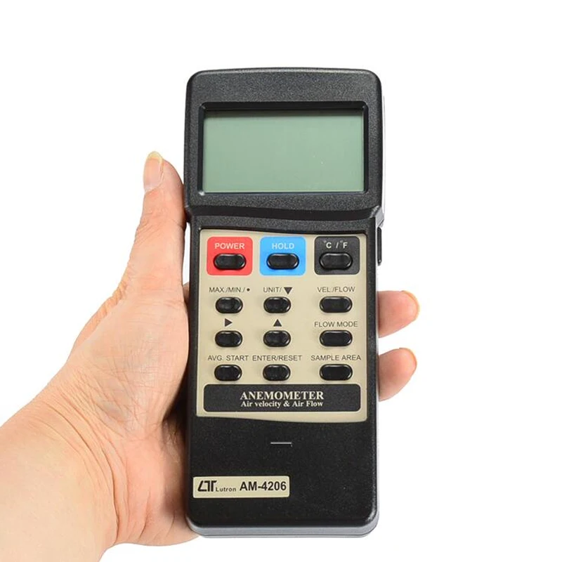 루트론 AM-4206 AM4206 열선풍속계(풍량 + 풍속, CMM, CFM)