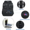 Men's Backpack Computer Backpack Large Capacity Multi-function Usb Backpack Business Laptop Travel Laptop Bag Student Backpack 4