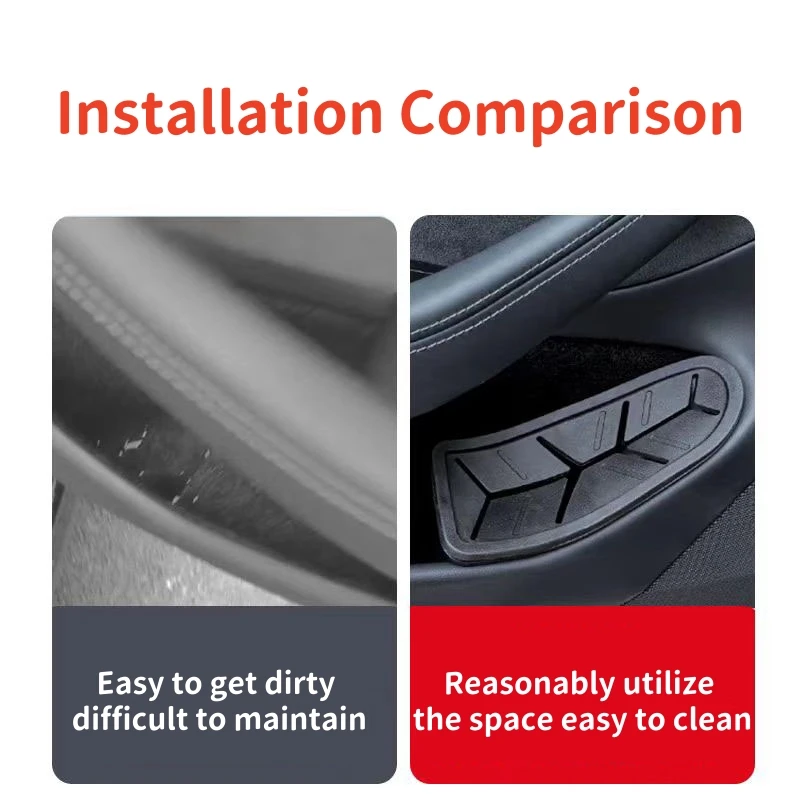 Side Door Trash Can Garbage Can Trash Bin with Cover Storage Box Organizer Accessories For Tesla Model 3 Highland