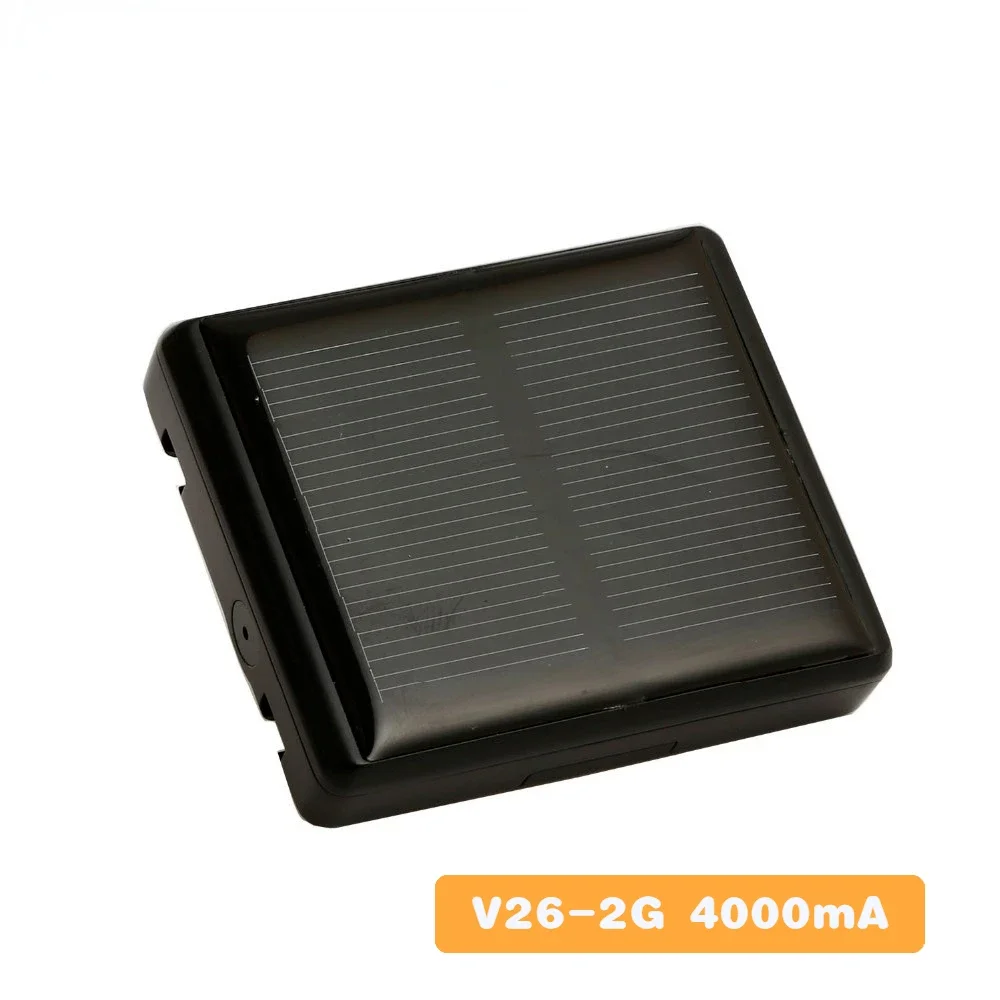 V26/V24 GPS Tracker Solar Power Charger Waterproof Pet GPS Tracker Location Locator Anti-lost for Farm Horse Sheep Cow