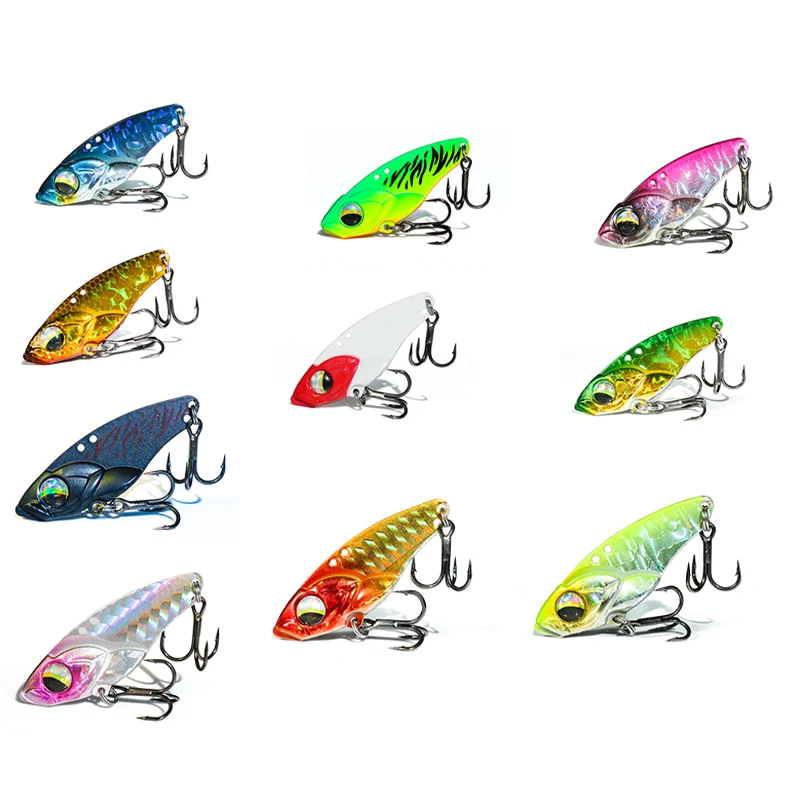 1PCS Metal VIB Fishing Lures 5g 7g 10g 14g Metal Jig Crankbait Wobbler Vibration Baits Pesca Tackle for Trout Bass Pike Perch