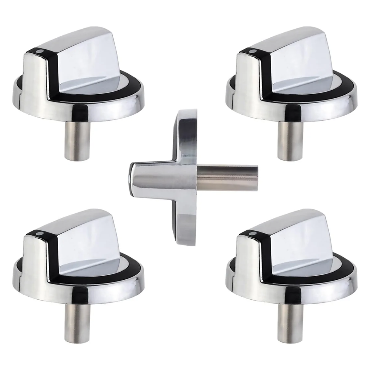 W10284885 Stove Control Knob Compatible with for Whirlpool Range Oven Burner, Replacements Part WPW10284885, (5 Pack) HOT