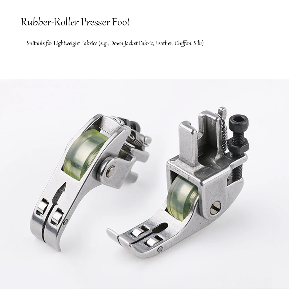 Schmaler 3-Rollen-Nähfuß – einstellbarer Druck, multifunktionaler Rollen-Nähfuß, universell für dicke und dünne Stoffe – Detail 7