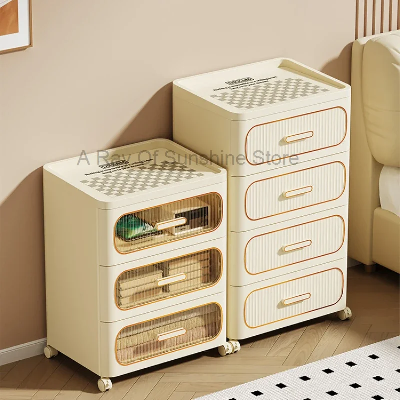 Nordic Luxury Children Nightstands Designer Korean Children Nightstands Bedside Nachtkastje Kids Bedroom Furniture YN50CN