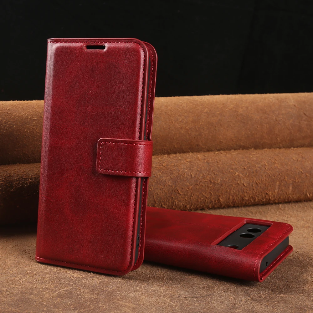 Luxury Leather Purse Holder Shockproof Phone Case with Card Slot Wallet Cover