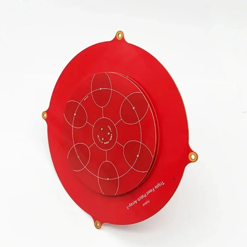 Antena FPV 5.8GHz 14dBi Pagoda Array Triple Feed Patch SMA