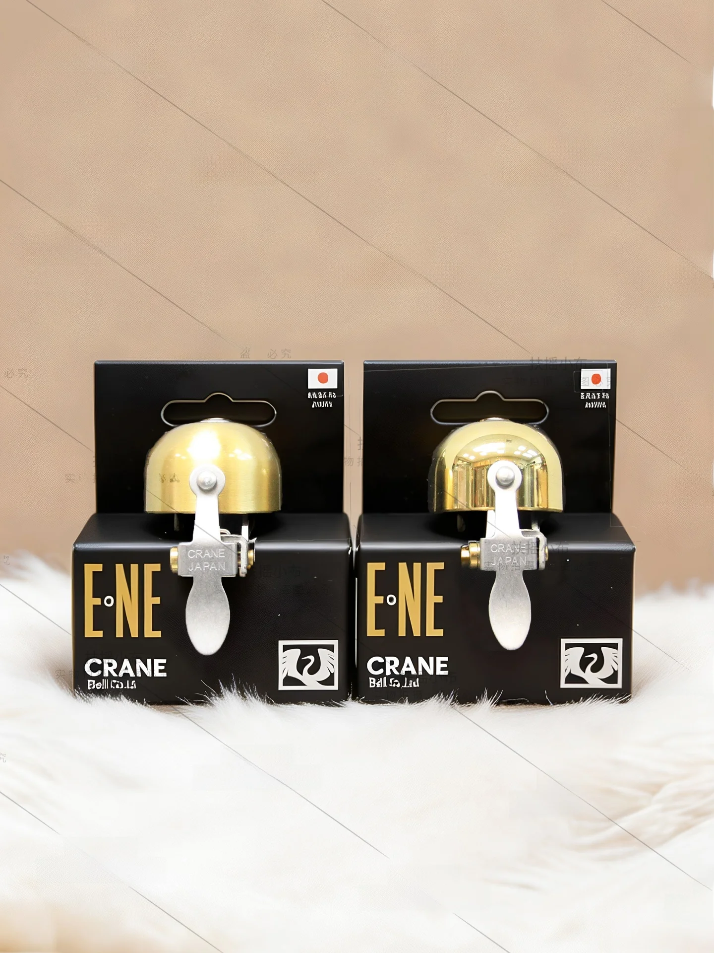 크레인 ENe 레트로 구리 벨 초강력 자전거 벨 싱글 자전거 액세서리 레트로 스타일 소형 천 벨 사이클링 장비용
