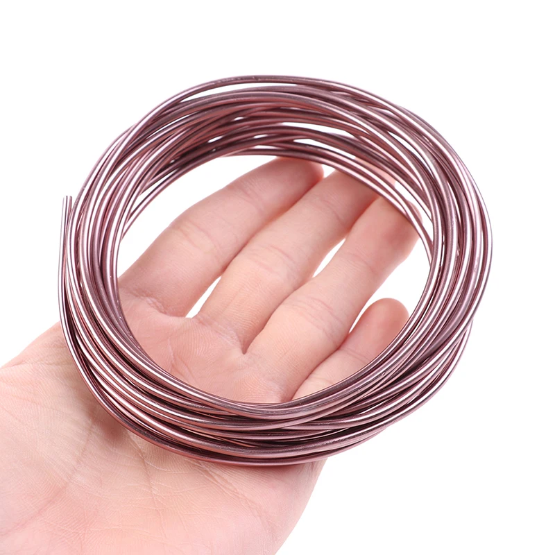 200'' Anodized Aluminum Bonsai Training Wire - 4 Colors Optional Purple/ Bronze//Red, Anti-Corrosion And Resistant(Red
