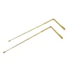 2Pcs Pure Copper Metal Detector Rod Flexible Water Witching Portable Dragon Seeking Divining Dowsing Rod Gold 3