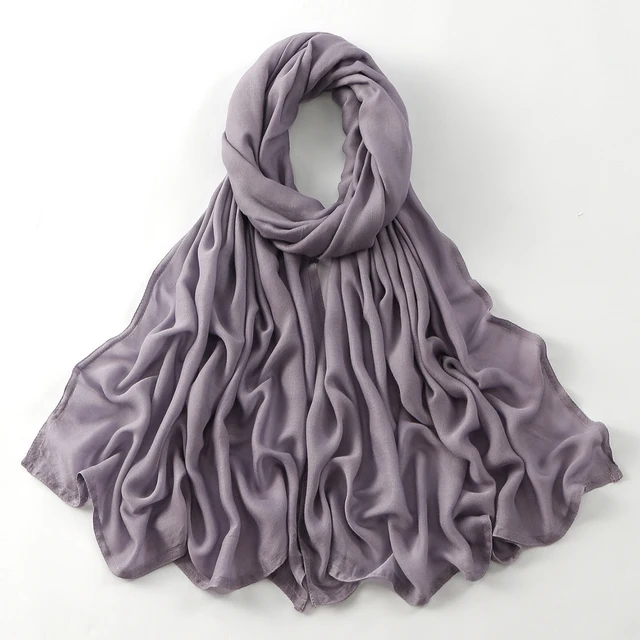 185*75 cm musulman Modal Hijab rayonne coton châles pour femmes mince plaine écharpe grande taille foulard islamique Turban bandeau