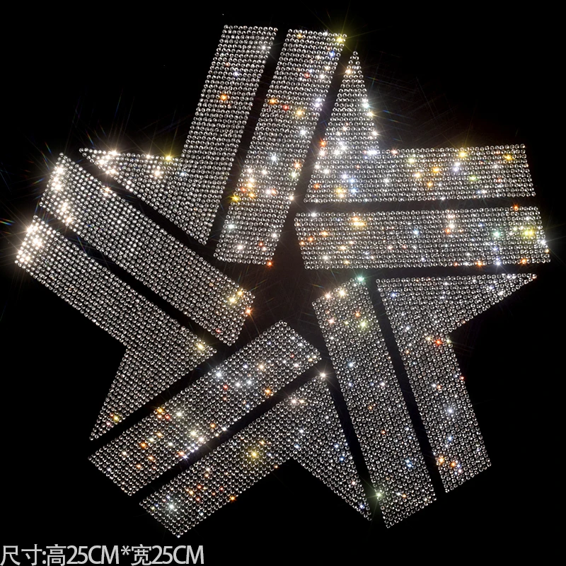 

Hot fashion hot stamping diamond star sequins DIY clothes T-shirt decorative stickers Clothing Accessories