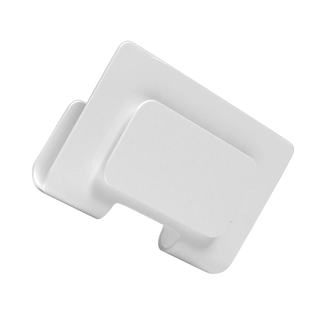 Wall-Mounted Phone Tablet Holder Plastics Punch-free Self-adhesive Phone Rack Bathroom Kitchen Bedside Phone Charge Bracket