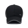 New Warm Mens Winter Wool Baseball Cap Ear Flaps Brand Snapback Hats Thicken Cotton Fitted Cap Gorra Hombre Trucker Cap 5