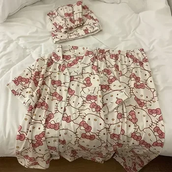Sanrio Kuromi and Hello Kitty Melody Pajamas 5