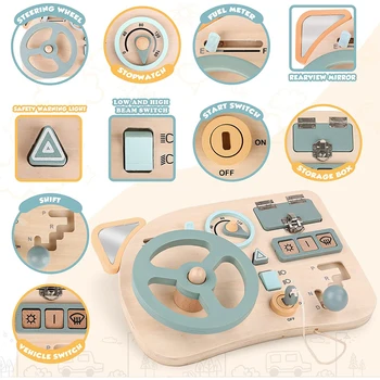 Montessori Steering Wheel Board 1