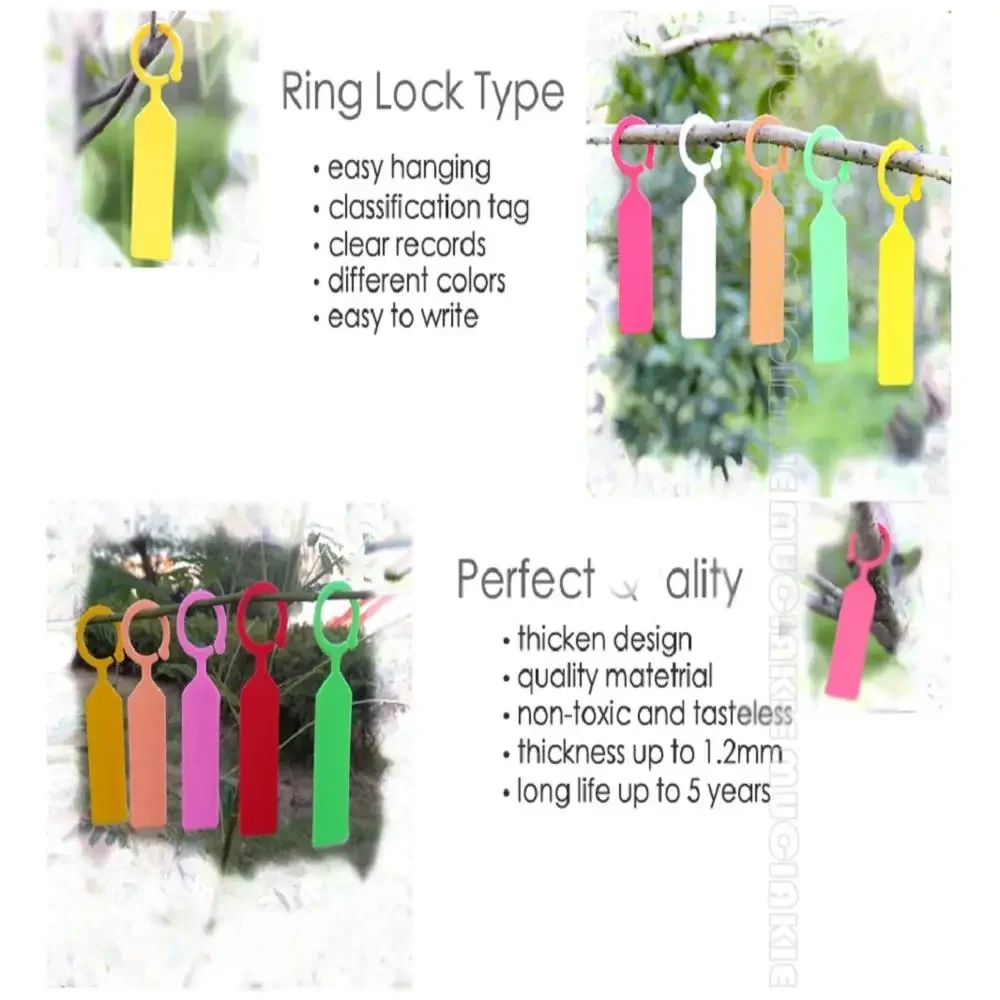 Plastic Plant Tags 100pcs/set plant markers