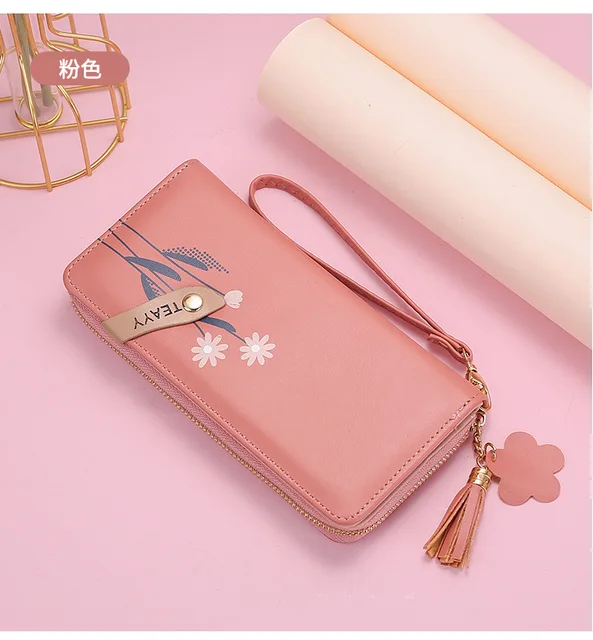 New Trends Wallets Women Brand Design Long Wallet Zipper Purses Female  Short Coin Purse Credit Card Holder - AliExpress