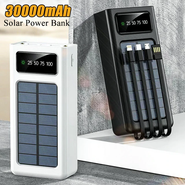 30000mAh Power Bank Portable Fast Charging PowerBank LED USB PoverBank  External Battery Charger For iPhone 14 iPad Phones Tablet - AliExpress