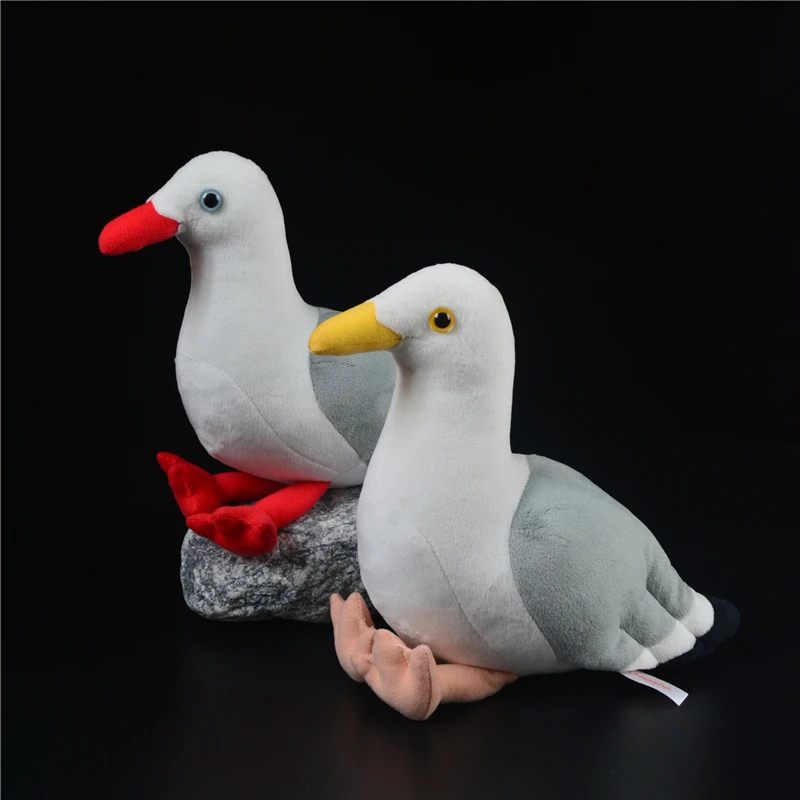 21cmRealLifeSeagullPlushToysSoftLifelikeBirdsYellowbilled
