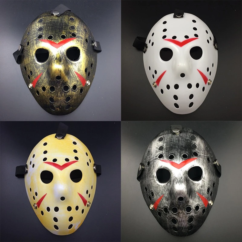 Jasons Máscara de terror, Hockey, Cosplay, máscaras de Halloween, máscara  de decoración de fiesta de miedo, máscara de mascarada de Navidad, máscara  de Vendetta V|Accesorios de disfraces de niños| - AliExpress