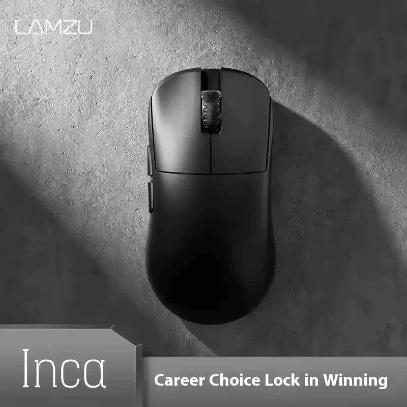 LAMZU Inca ワイヤレスマウス 軽量 PIXART 3950 サポート 8K