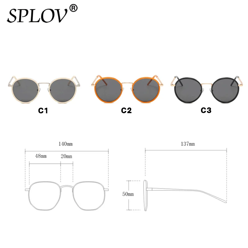 Vintage Round Sunglasses New Luxury Fashion Brand Designer Retro Driving Goggle for Men Women Cool Eyewear UV400