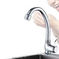 Plastic Steel Kitchen Faucet Water Purifier Single Lever Hole Cold Tap Kitchen Shower Faucet Resistant Discoloration 1