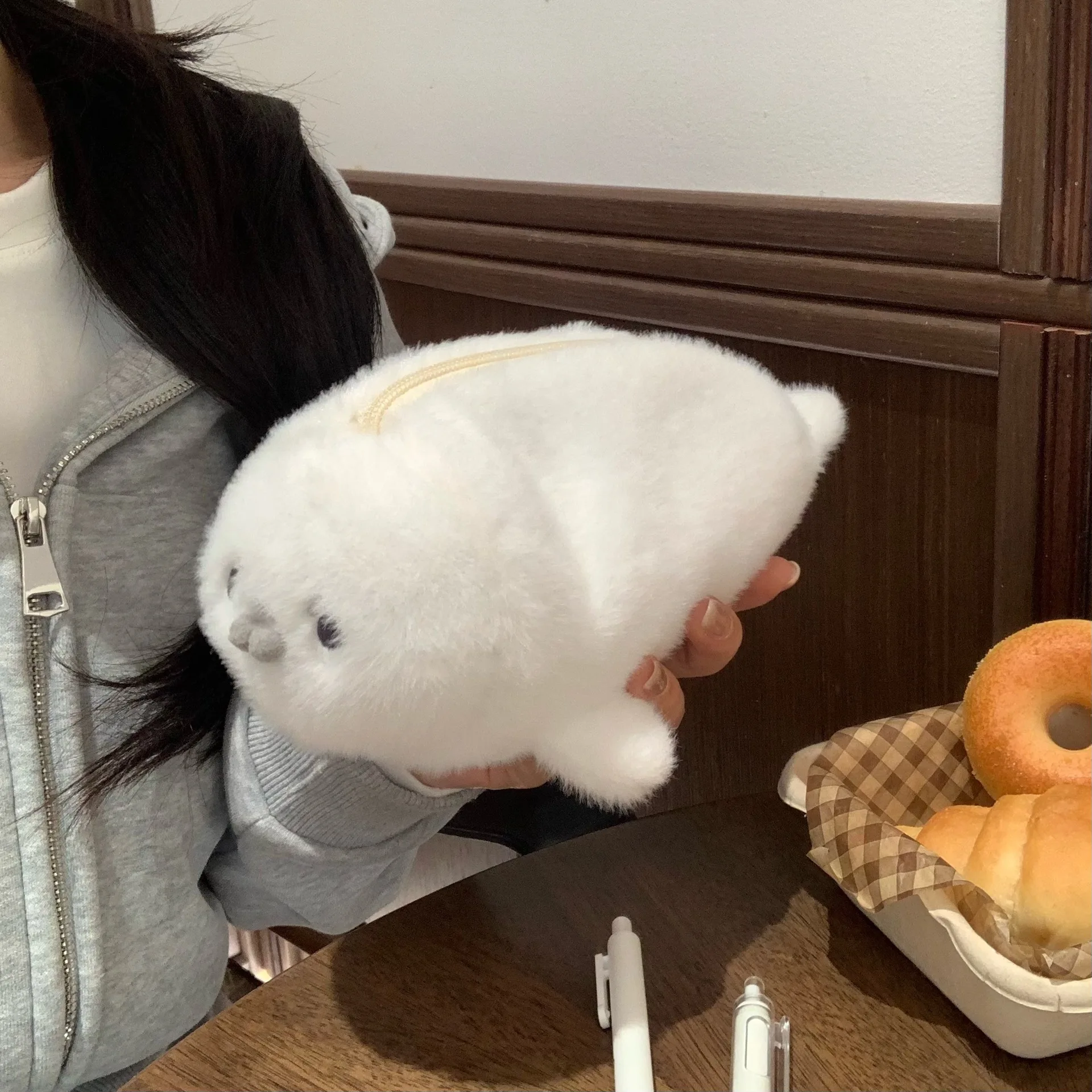 귀여운 물개 연필 케이스 대용량 펜 가방 재미있는 펜 파우치 학생 데스크탑 보관 문구 펜 가방 학생 선물