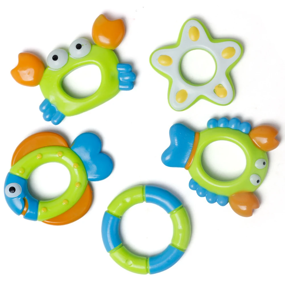 AnGku Baby Bath Toys Cute Carton Octopus Bath Toys for Toddlers 6-12 Months Bathroom Baby Toy for 1 Year Old Boy Girl 4