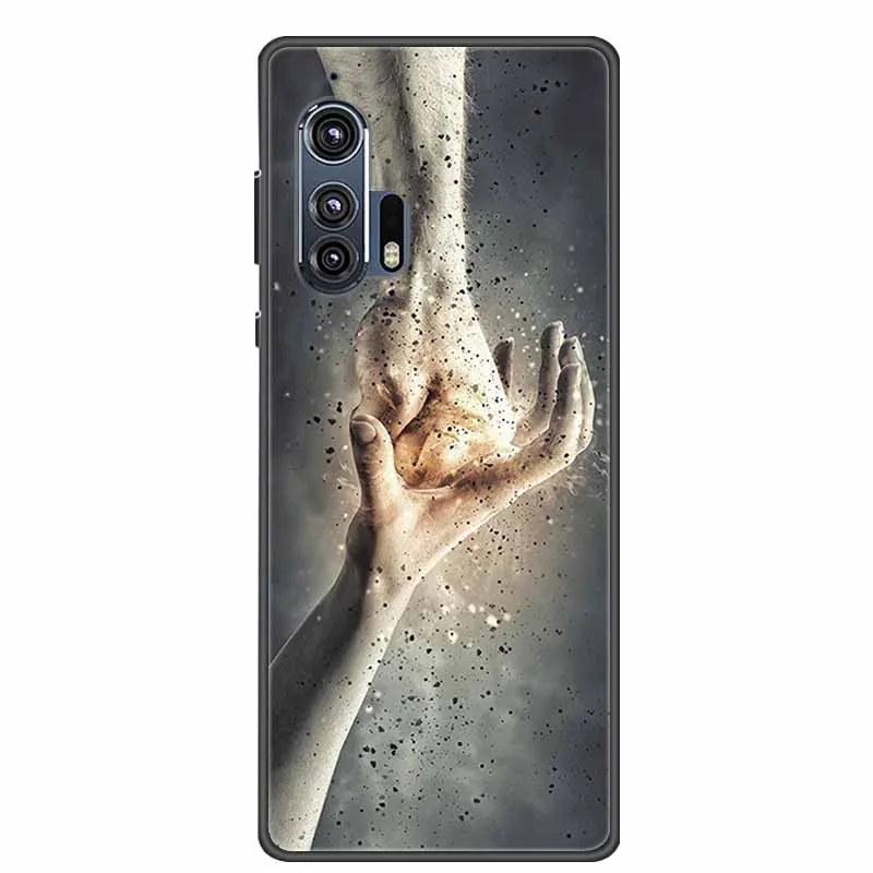 Sleek Black Silicone Soft Back Cover