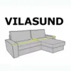Couch Cover for vilasund sofa 3seat sofa L shape loveseat with chaise, Sofa Slipcovers for Living Room, Overall Style 5
