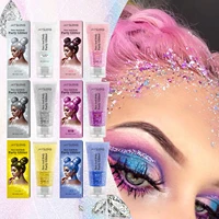 Glitter Gel Three-dimensional Body Highlighter Glitter Multicolor for Party Carnival Shine Sequins Brilliant Lasting Styling 1