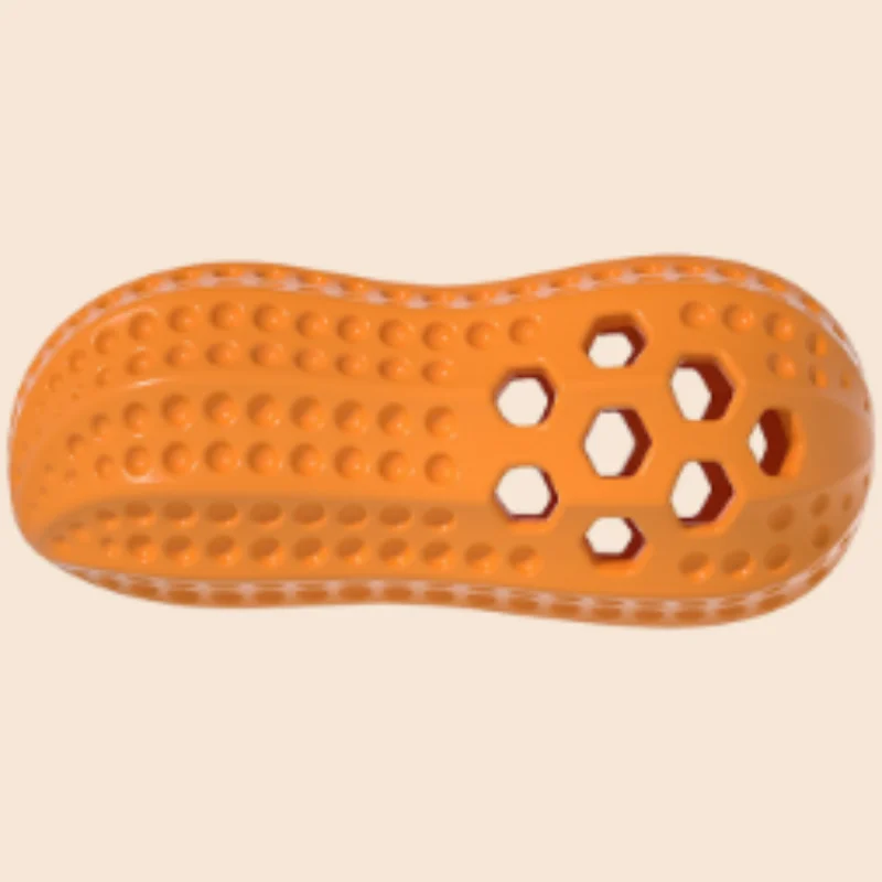 Juguete masticable para perros forma cacahuete tpr resistente_voghion.com