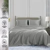 100% Mulberry Silk Bedding Set Solid Color Natural Silk Duvet Cover Set Twin King Queen Size Bed 3pcs/4pcs/5pcs Bed Sheet Set 4
