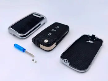 Nuova custodia per chiave a distanza per auto per VW Volkswagen Golf 7 MK7 Tiguan MK2 per SEAT Ateca Leon FR 2 Ibiza per Skoda Octavia A7 5 Nuova custodia per chiave a distanza per auto per VW Volkswagen Golf 7 MK7 Tiguan MK2 per SEAT Ateca Leon FR 2 Ibiza per Skoda Octavia A7 - Nuova custodia per chiave a distanza per auto per VW Volkswagen Golf 7 MK7 Tiguan