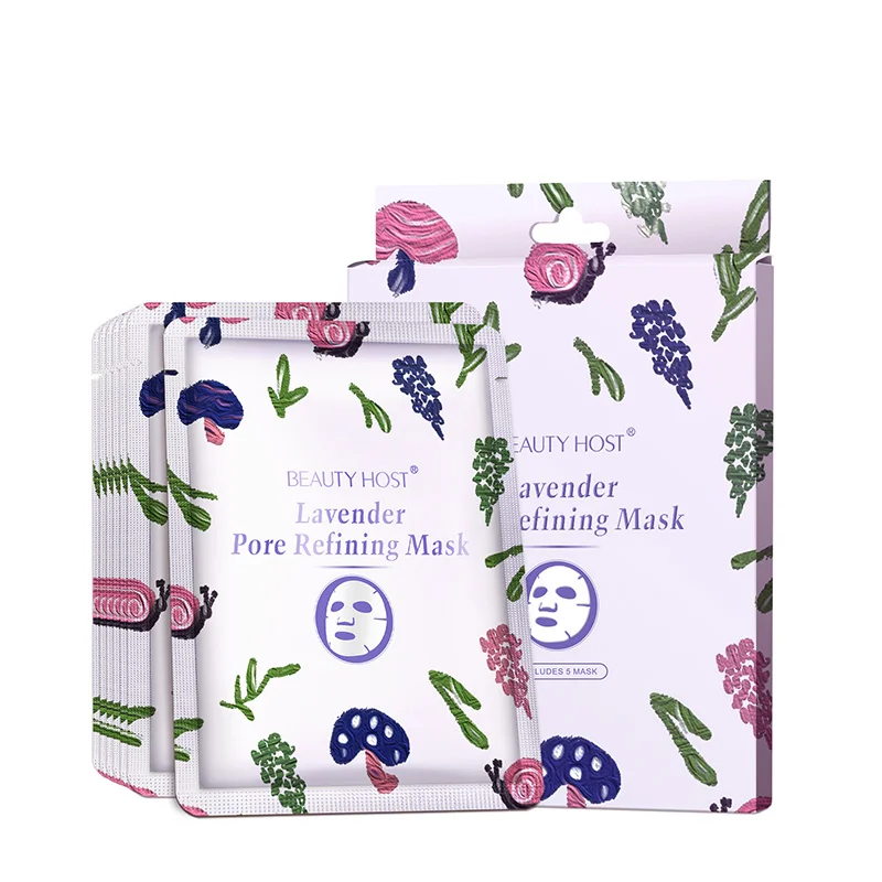 10 Pieces/Lot Rose Lavender Chamomile Plant Extract Anti-aging Moisturizing Nourishing Face Masks Facial Sheet Mask Skin Care dragonfly mosquito after bite anti itch stick lavender geranium plant extract suitable for babies pregnant women adult