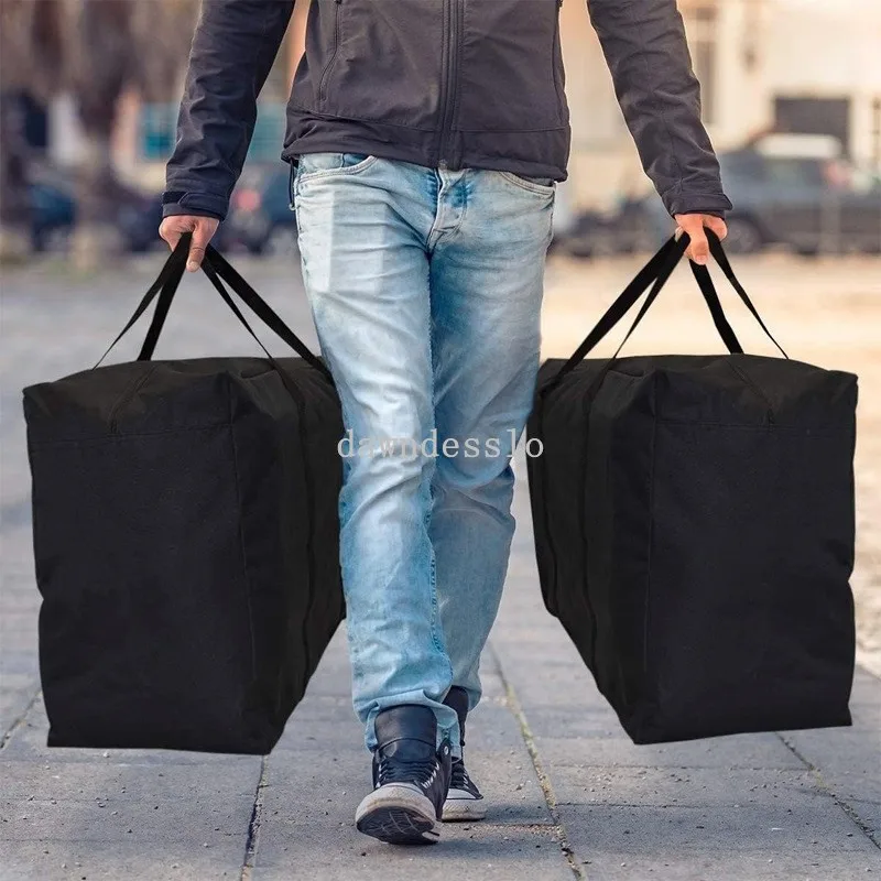 Extra Large Waterproof Moving Luggage Bags Laundry Shopping Bag Foldable Luggage Travel Bag Large Capacity Quilt Organizer - 2