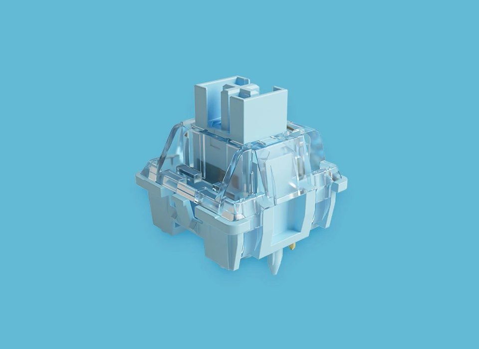 akko creme interruptor azul pinos interruptor tátil compatível com mx teclado mecânico