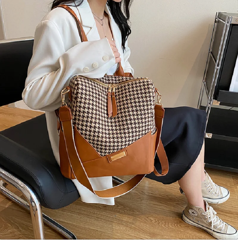 Wholesale New Women Large Capacity Travel Backpack Fashion Printing Shoulder Bags School Bag Ladies Casual Crossbody Bag Totes 6