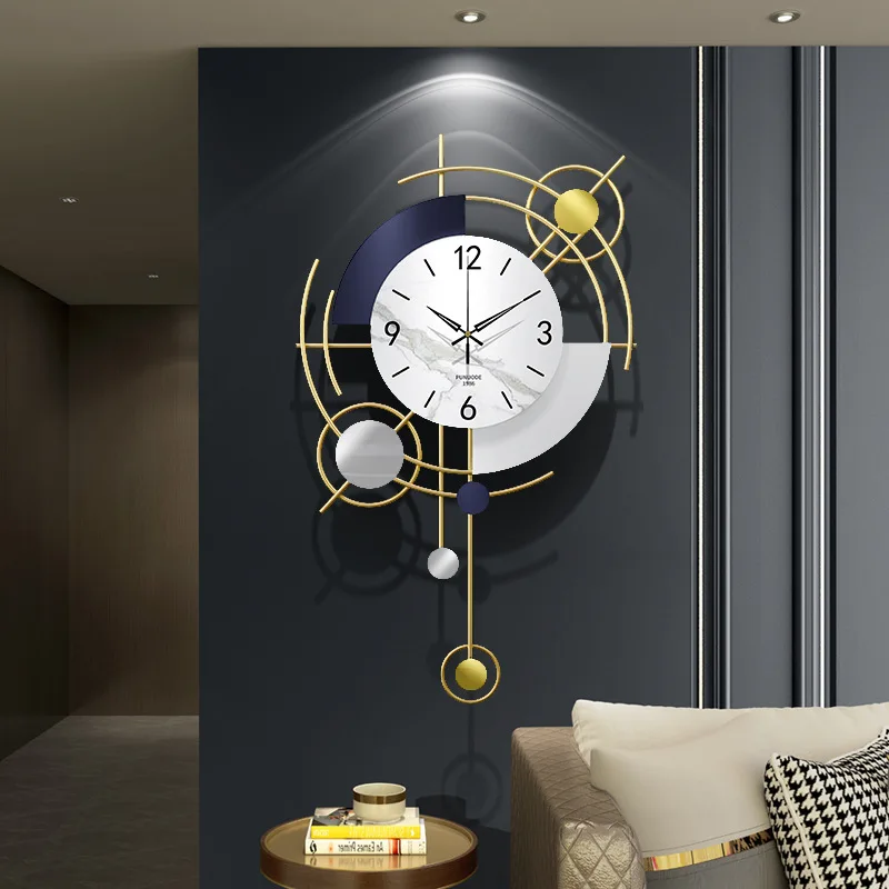 Grande Horloge Murale Numérique Moderne