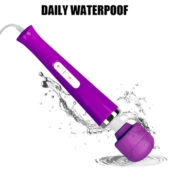 OLO Erotic Toy 10 Speeds EU/US Plug Big Size AV Rod Stick Vibrator Sex Toys for Women Clit Stimulator Magic Wand 3