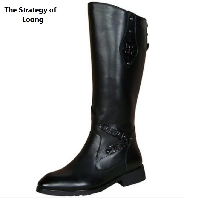 SpringAutumnBritishStylePointedToeSewingBuckleDecoration