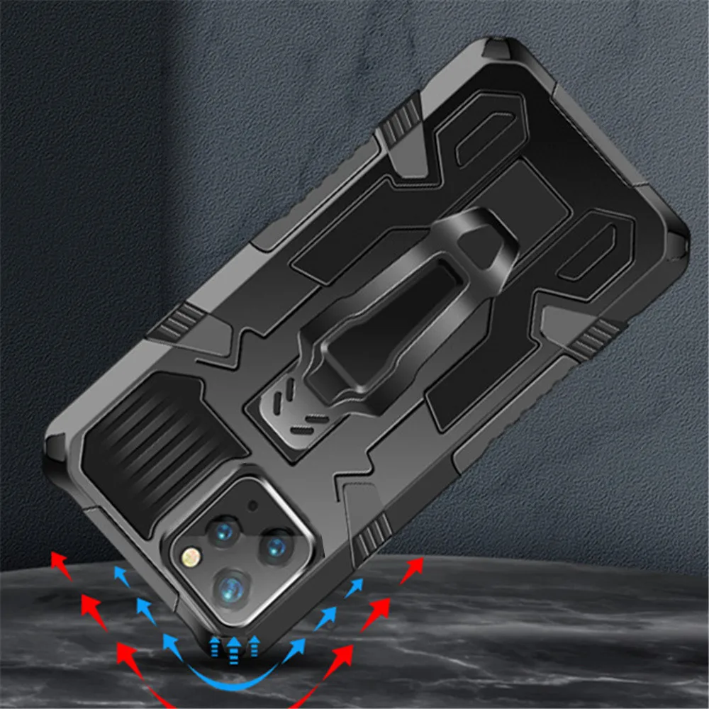 14 Pro Max Per Iphone 14 Pro Max Custodia Iphone 14 Pro Cover Antiurto Armatura Cavalletto Clip Da Cintura Cover Per Iphone 14Plus 14Pro