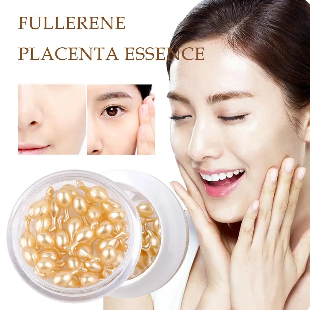 

Reduce Fine Lines Face Serum 30pcs Sheep Placenta Facial Cream Capsule Moisturizing Anti-Wrinkle Skin Care