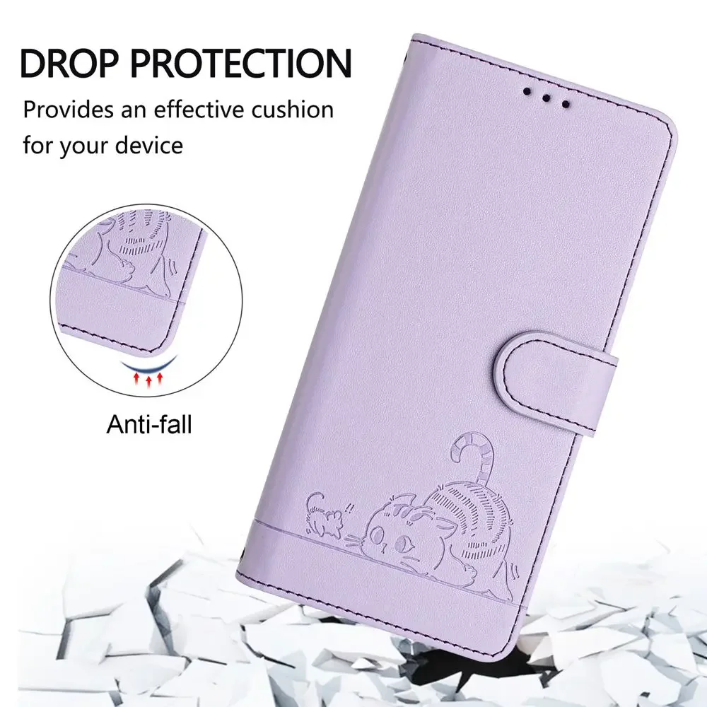Leather Wallet Flip Phone Case with Strap – Elegant and Versatile Design