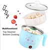 Multifunction Non-stick Pan Electric Cooking Pot Single/Double Layer Hot Pot Household 1-2 People Electric Rice Cooker Machine 3