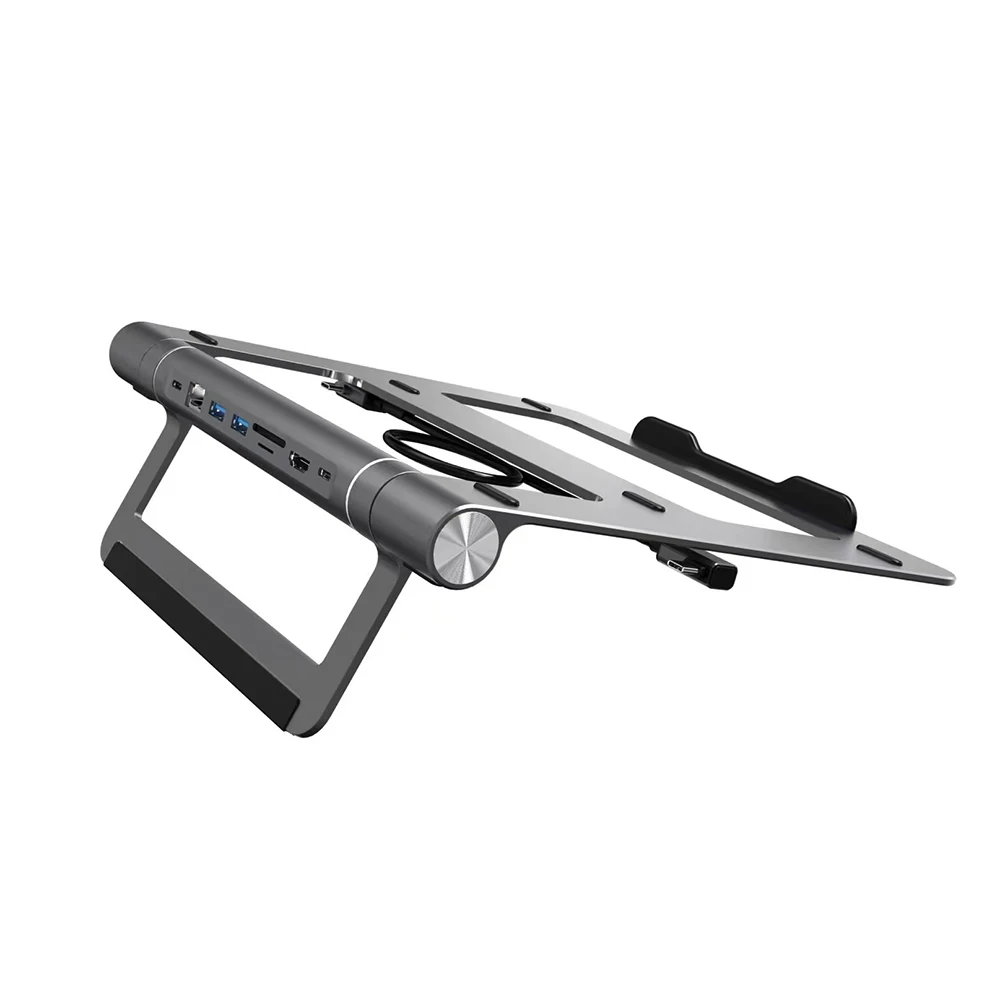Estação de Ancoragem Wiwu-usb-c para Macbook Suporte Universal para Laptop Hub Porta tipo c Pd100w em 1 - Imagem 2