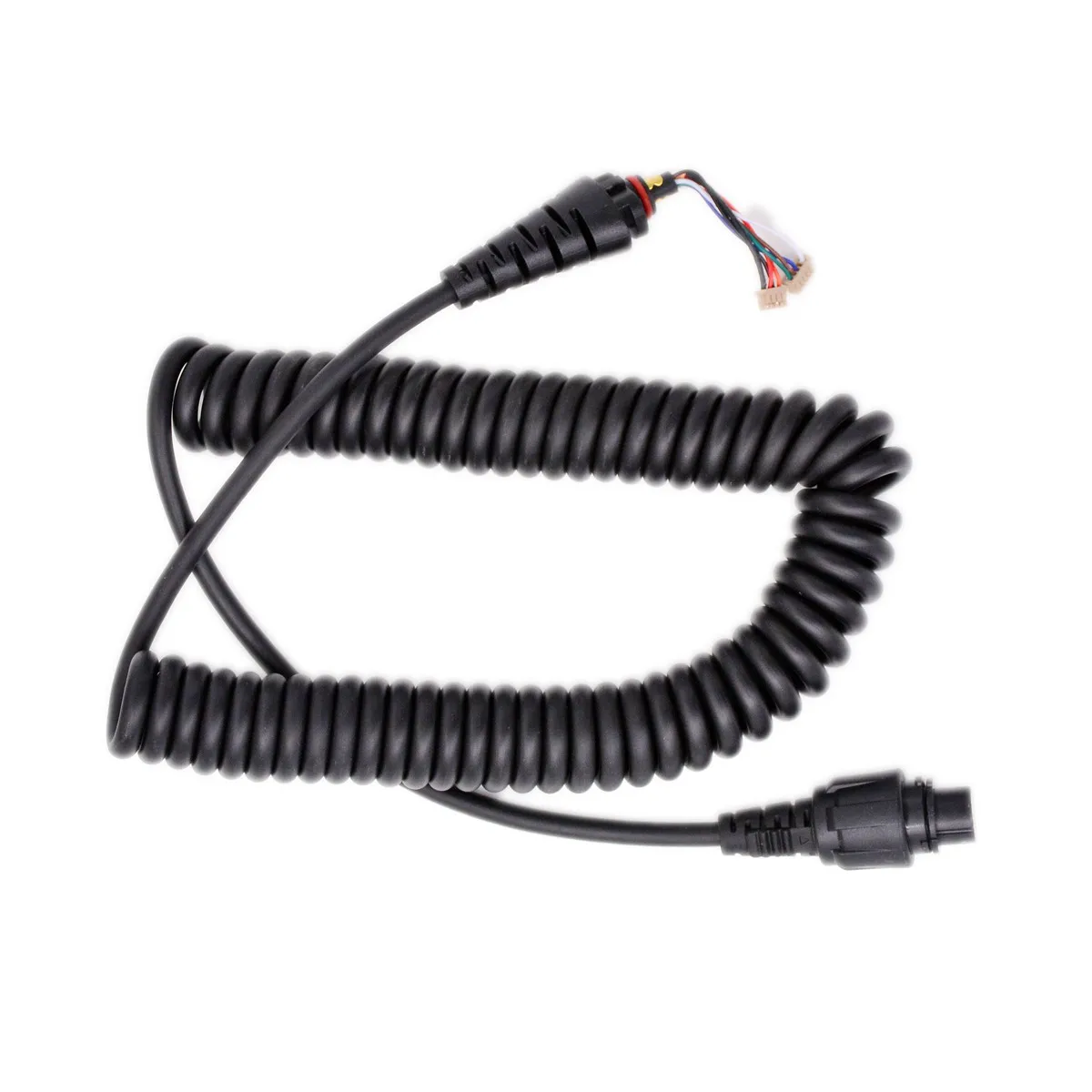 Фото SM25A1 микрофонный Удлинительный кабель 10 контактов для Hytera MD650 MD655 MD652i динамик растягивающийся пружинный шнур соединительный аксессуар №2
