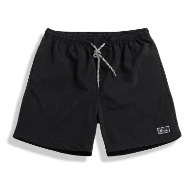 2019 Polyester Shorts for Men Summer Breathable Elastic Waist Casual Man Shorts,Dark Blue K8888,XXXL 