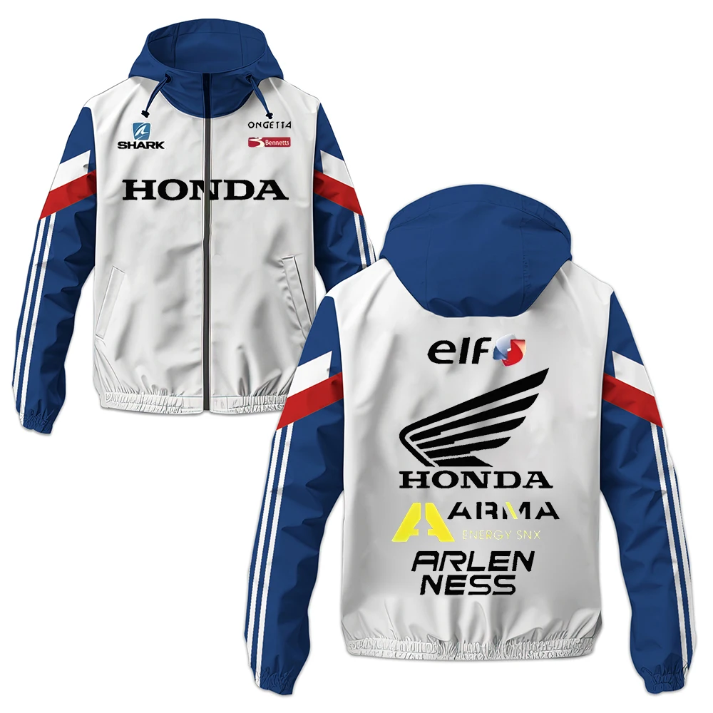 HONDA Jacket Zipper Close-up
